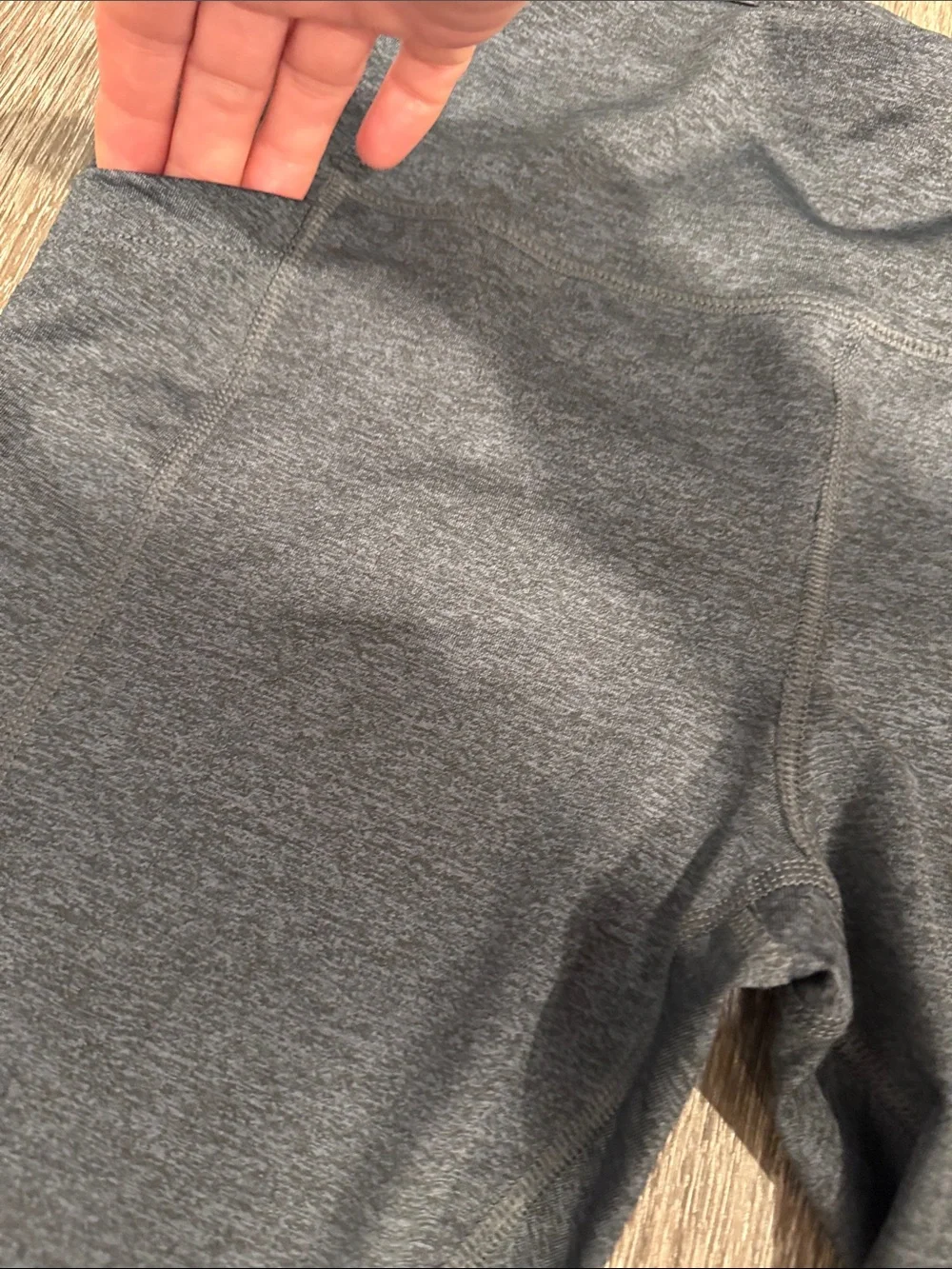 Avia Charcoal Gray Performance Leggings.    Size -L
